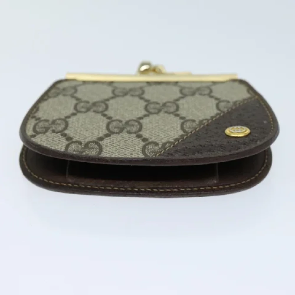 Gucci Vintage Pre-owned Canvas wallets Beige Dames
