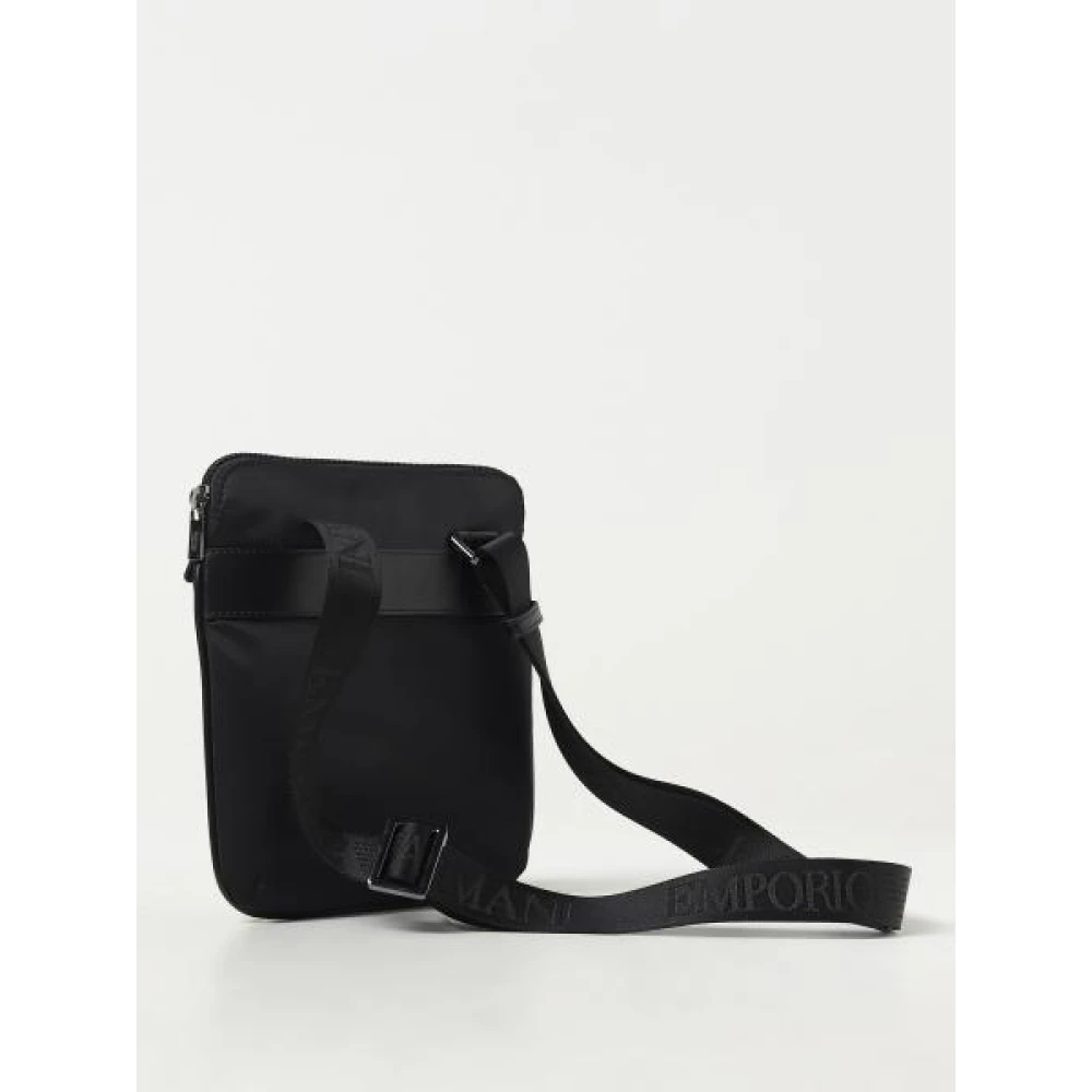 Emporio Armani Stijlvolle Tassen Collectie Black Heren