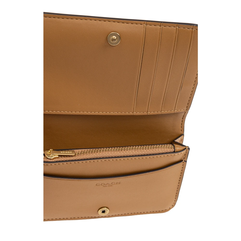 Coach Portemonnee Essentieel Slank Brown Dames