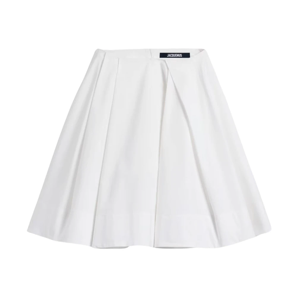 Jacquemus White Salon Skirt - Female - Short Skirts - M - Skirts