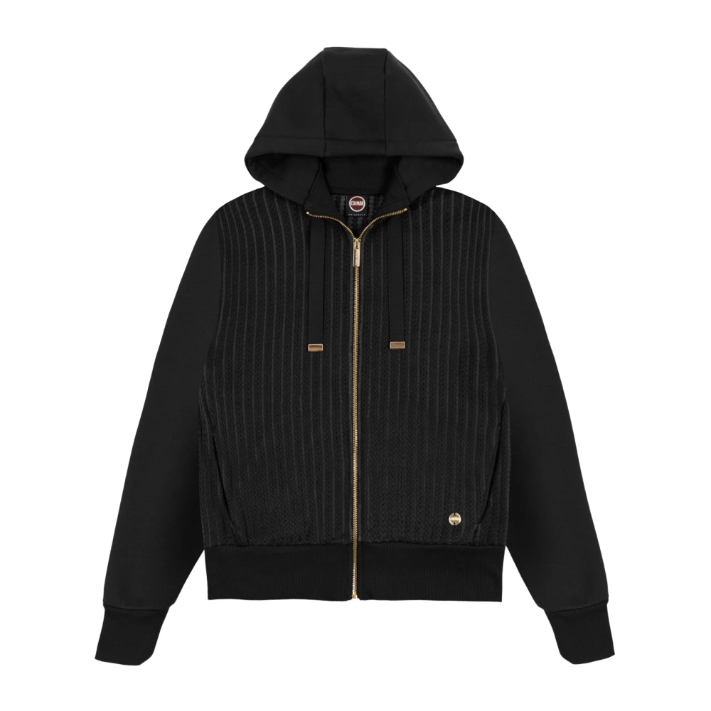 Colmar Women's Black Zip-Throughs, Xs, Felpa Fairytale