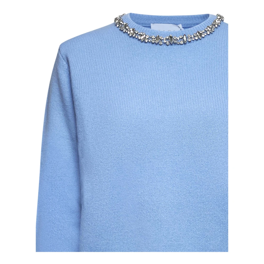 Kaos Heldere Blauwe Sweater Collectie Blue Dames