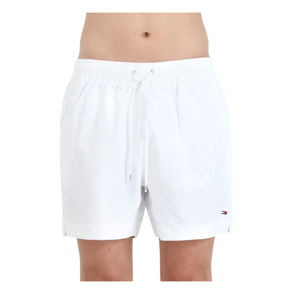 Tommy Hilfiger Witte zee kleding shorts met logo White Heren