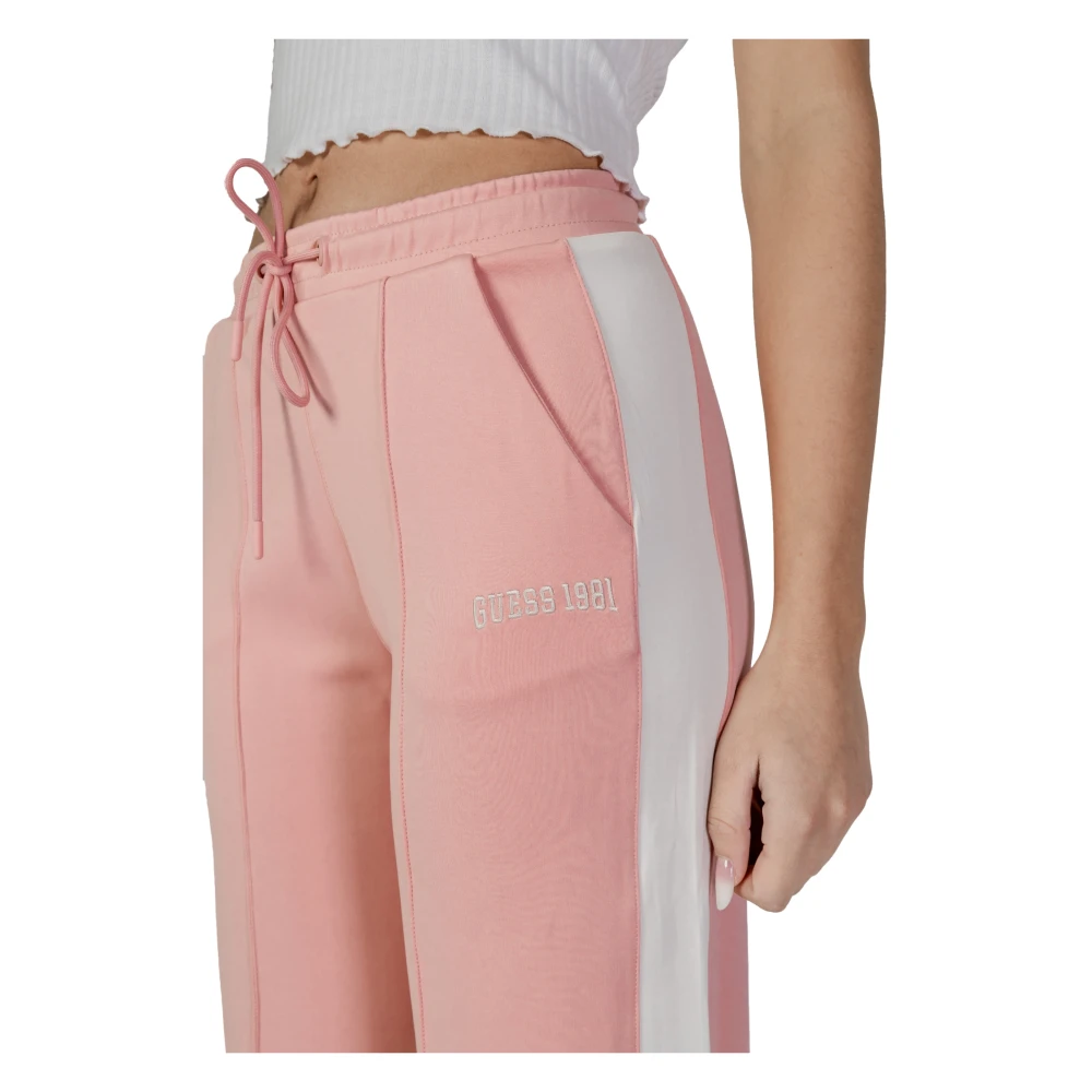 Guess Sportieve Damesbroek Lente Zomer Collectie Pink Dames