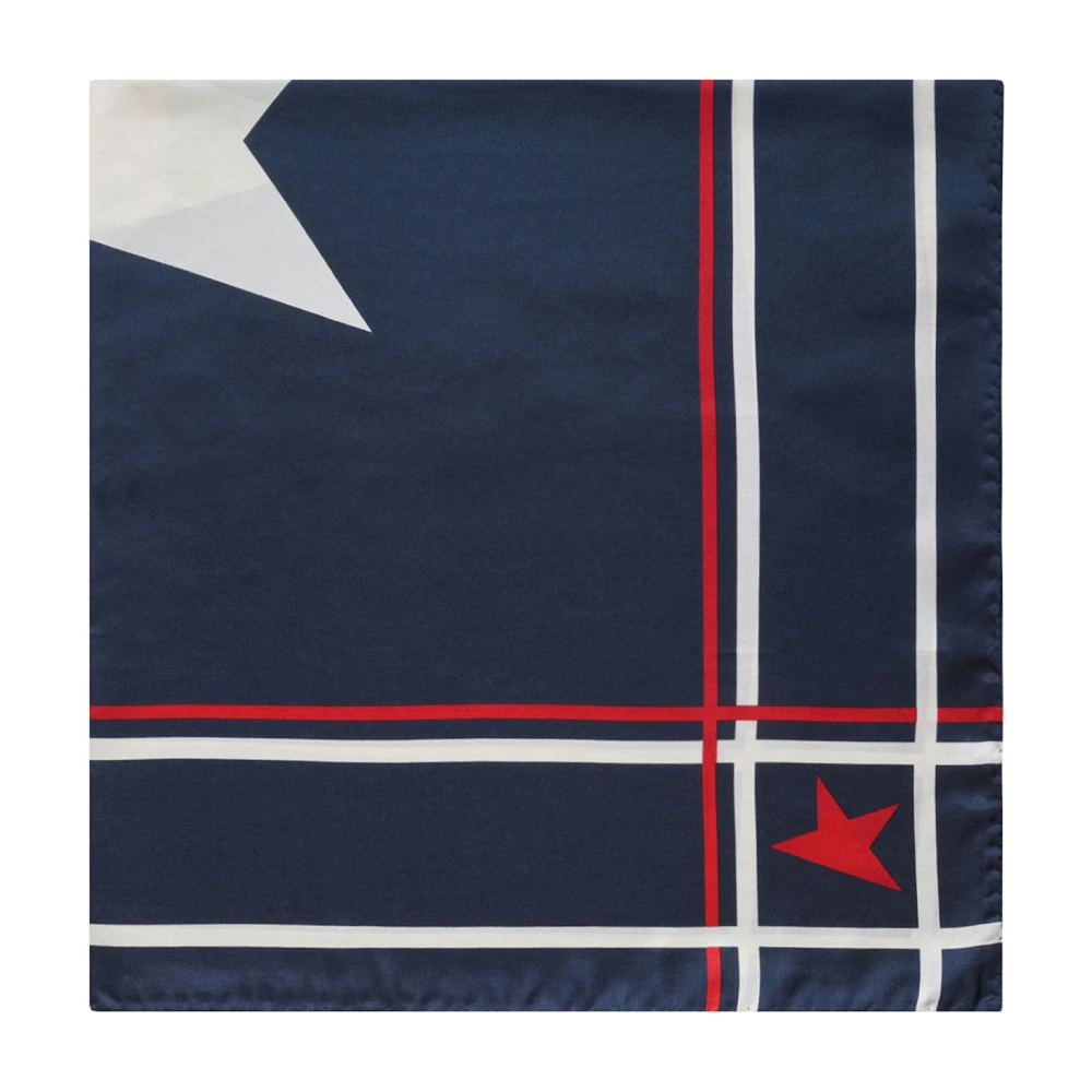 Golden Goose Blauwe Sjaal Collectie Blue Heren