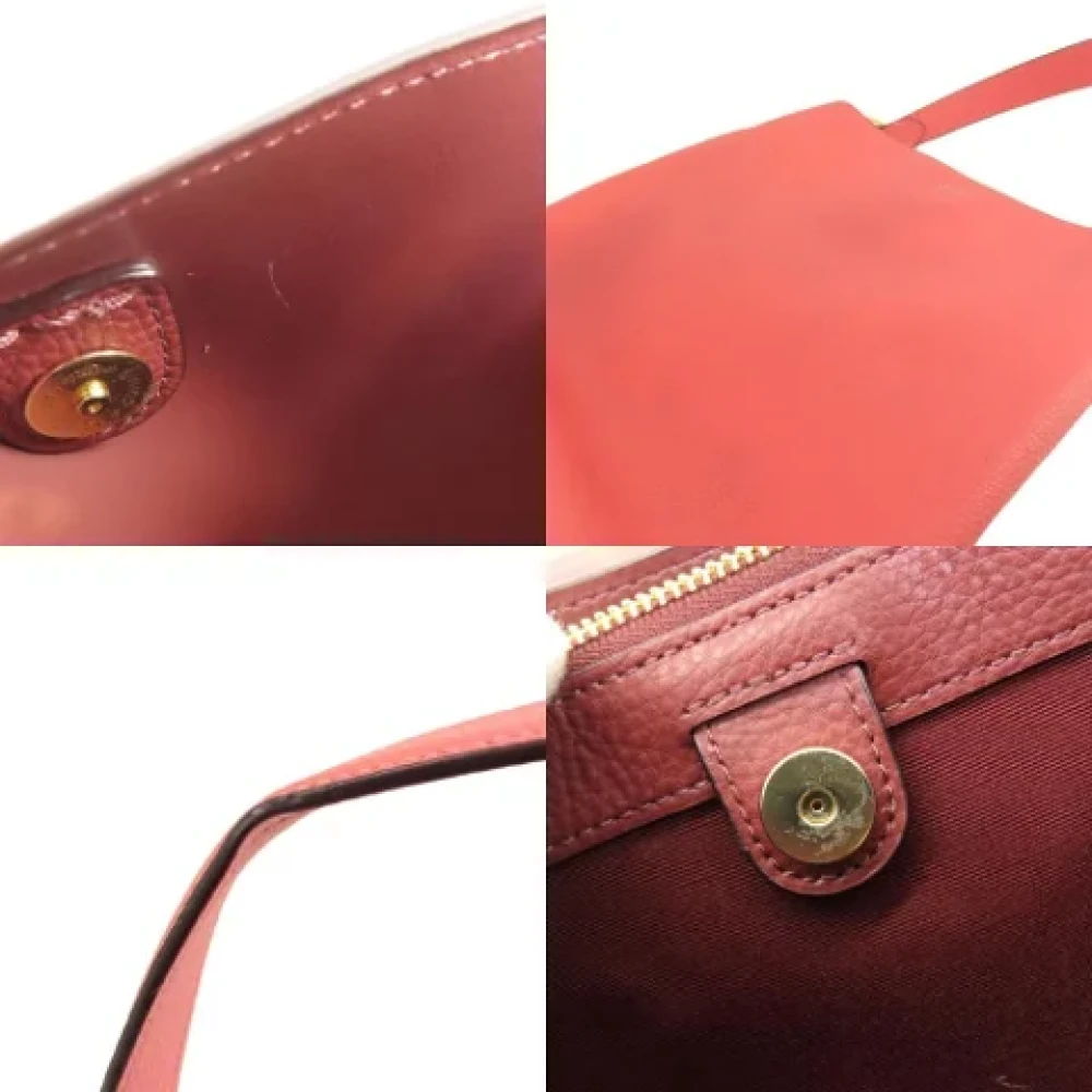 Coach Pre-owned Leather handbags Pink Dames