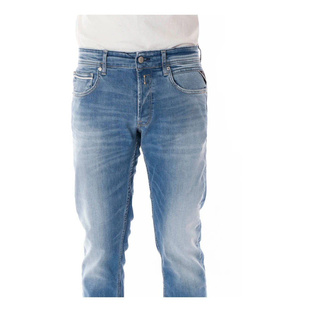 Replay Slim-fit Jeans Blue Heren