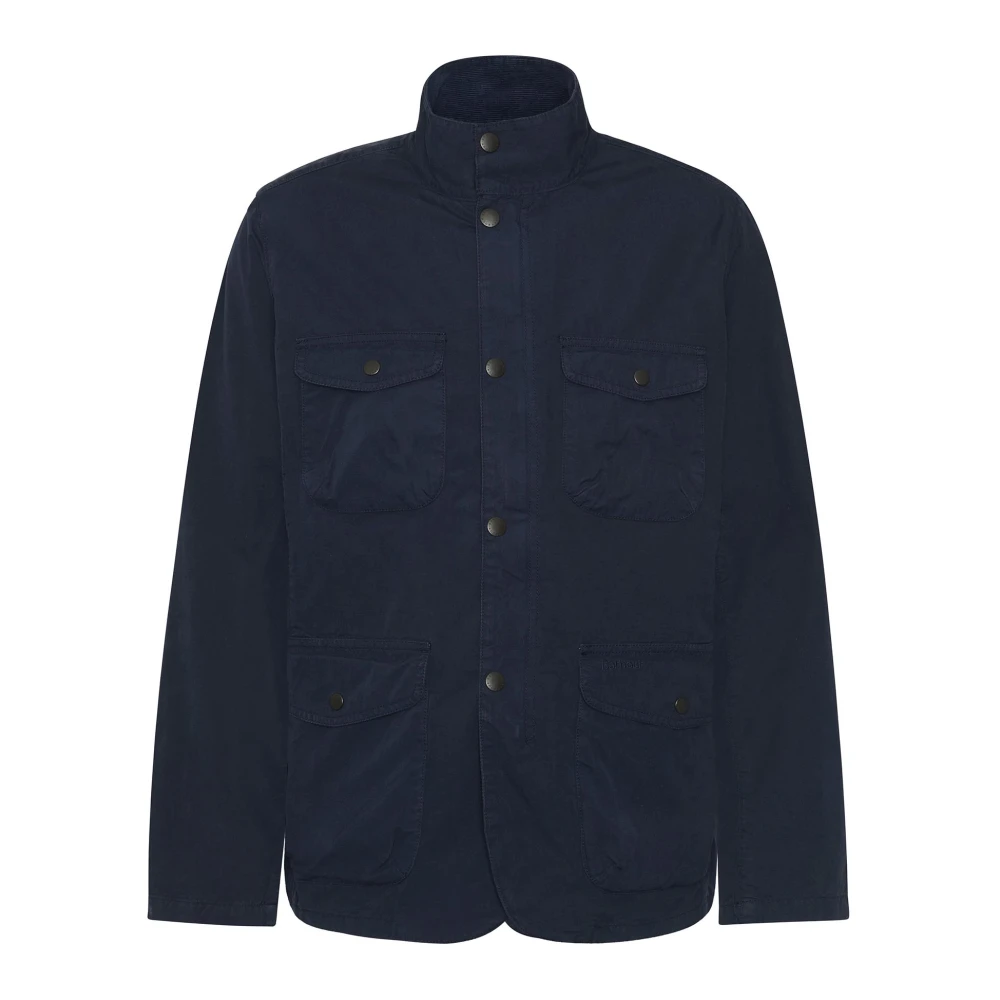 Barbour Men's Blue Light Jackets, M, Ogston Casual Jacket