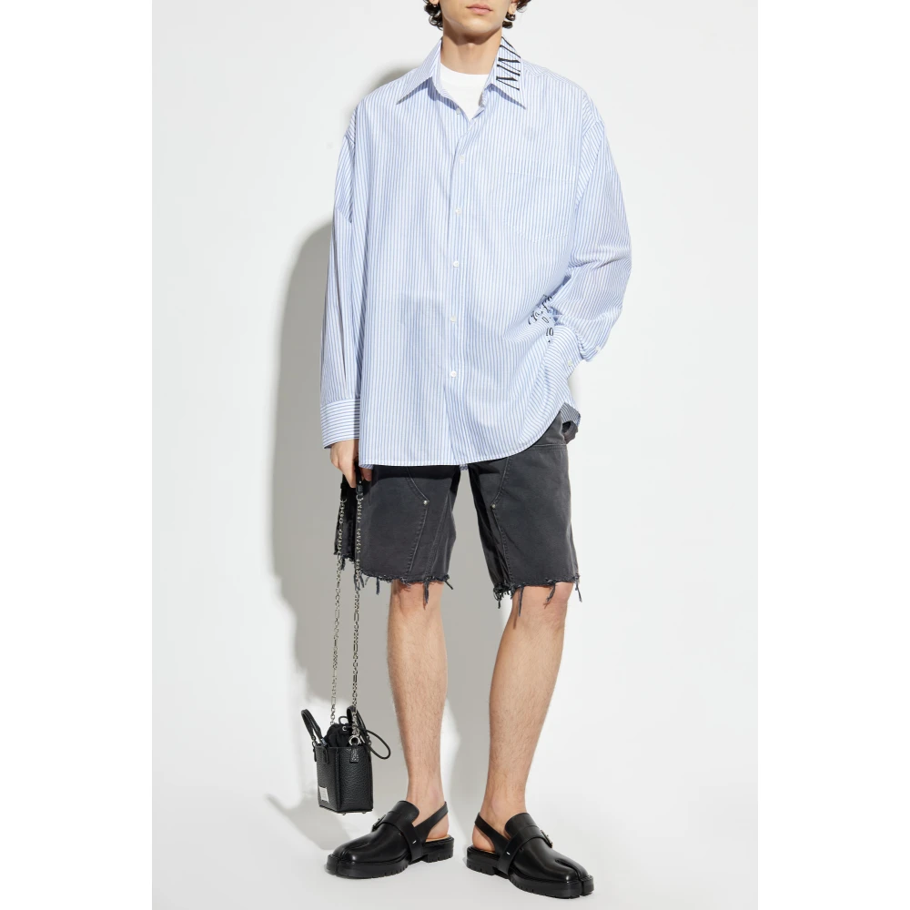 Maison Margiela Denim shorts Gray Heren