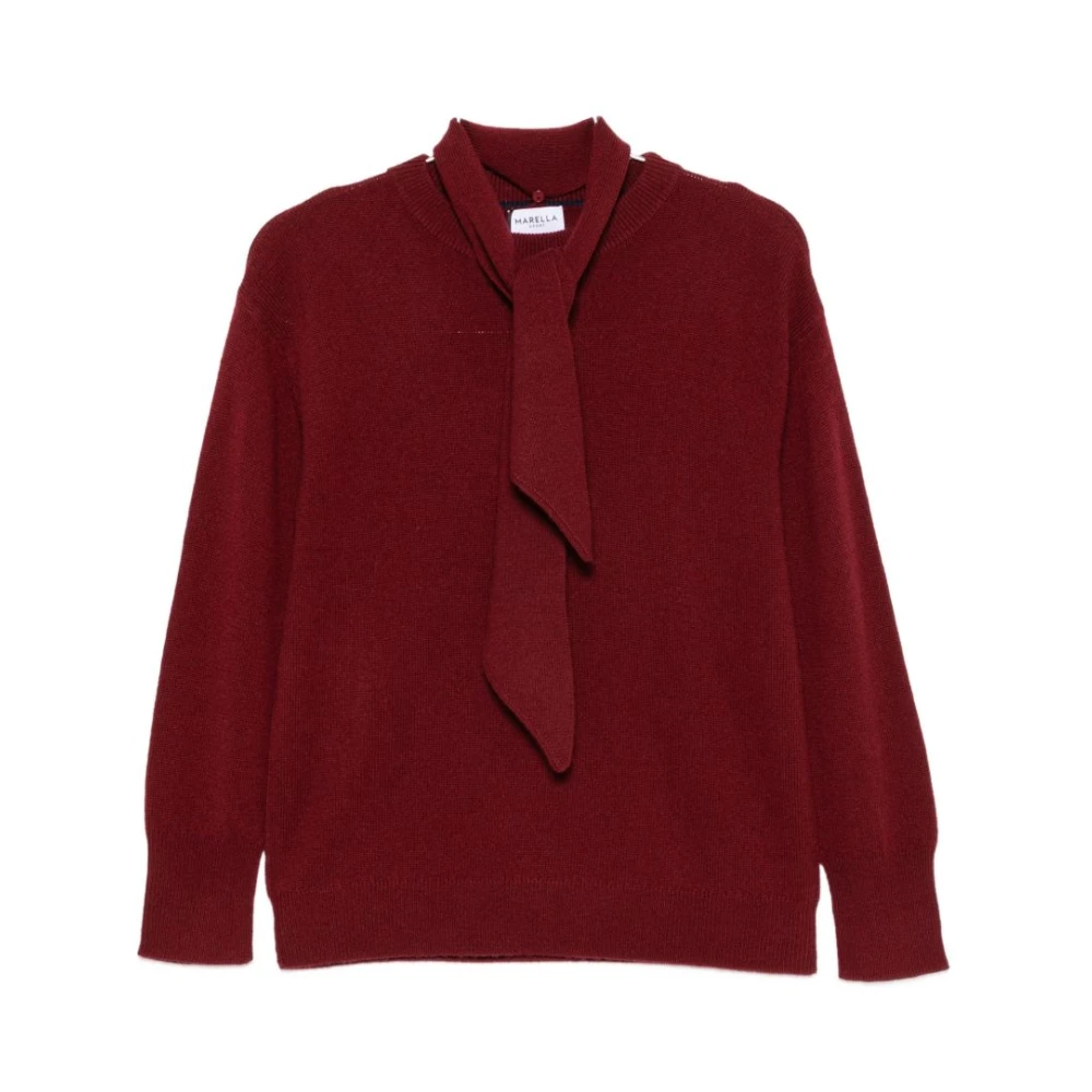 Marella , Damen, Strickwaren, Rot, M 