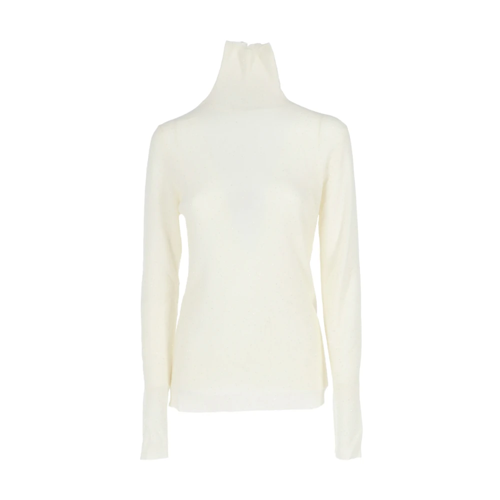 Fabiana Filippi Stijlvolle Turtleneck T-shirt White Dames