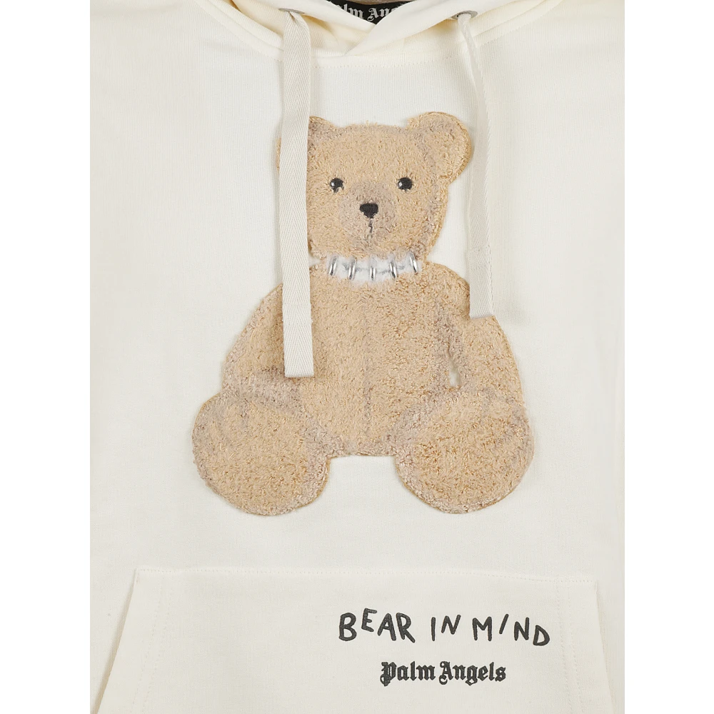 Palm Angels Beige Sweater met Bear Design Beige Heren