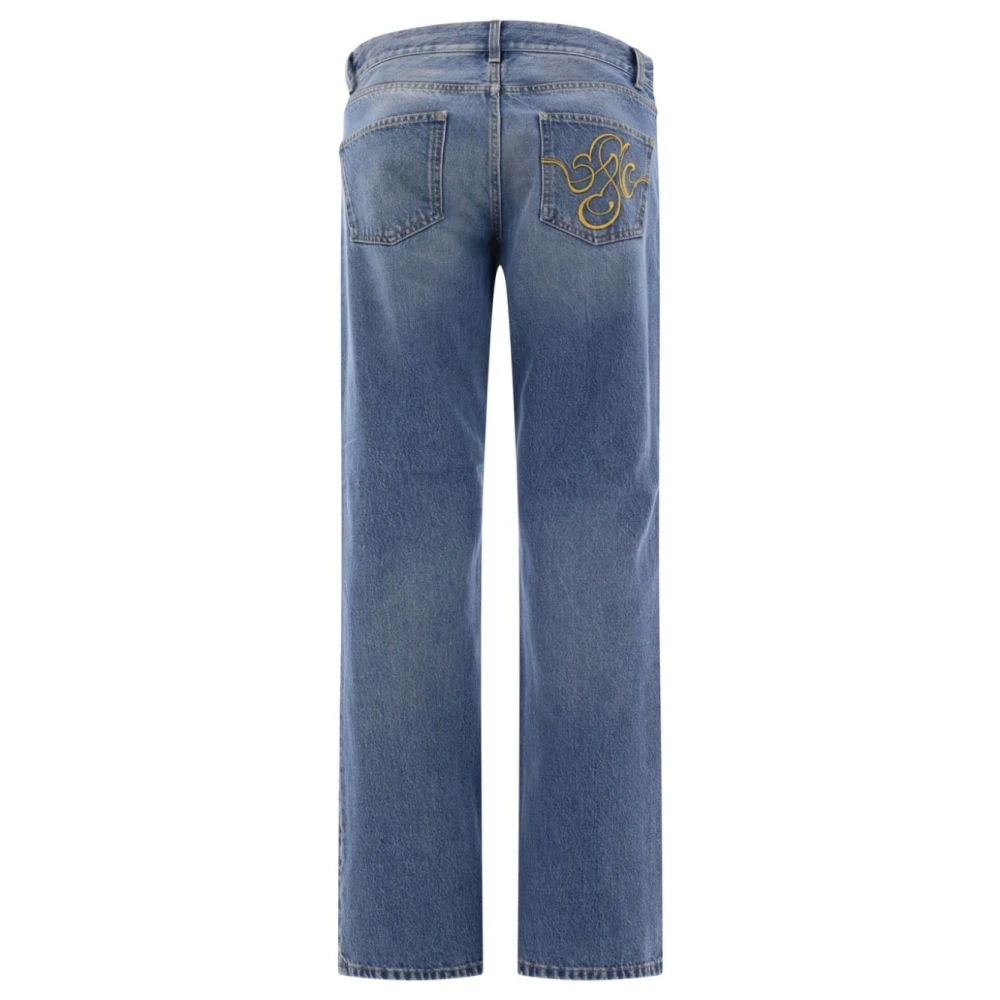 Stockholm Surfboard Club Lichtblauwe Denim Jeans Blue Heren