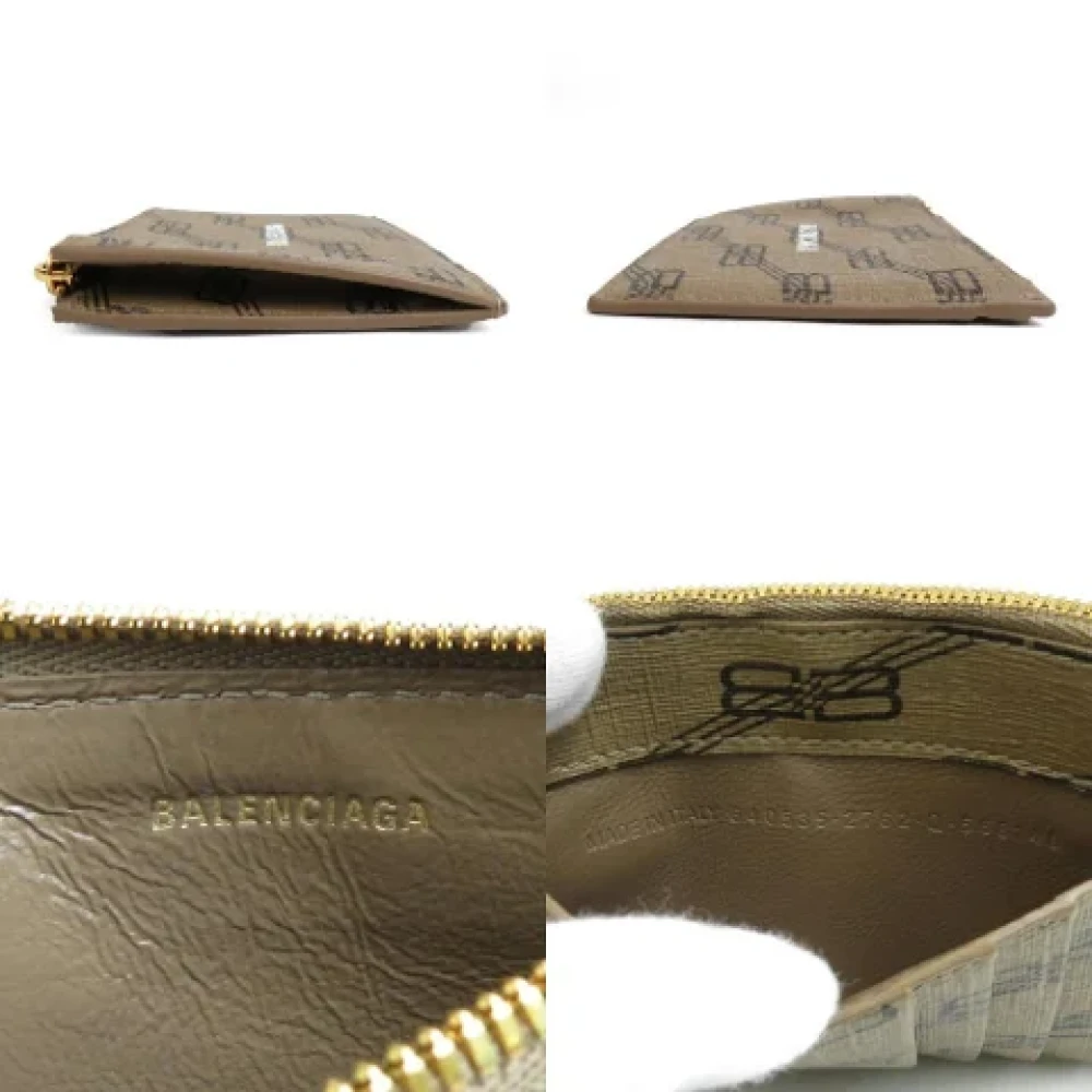 Balenciaga Vintage Pre-owned Leather wallets Brown Dames