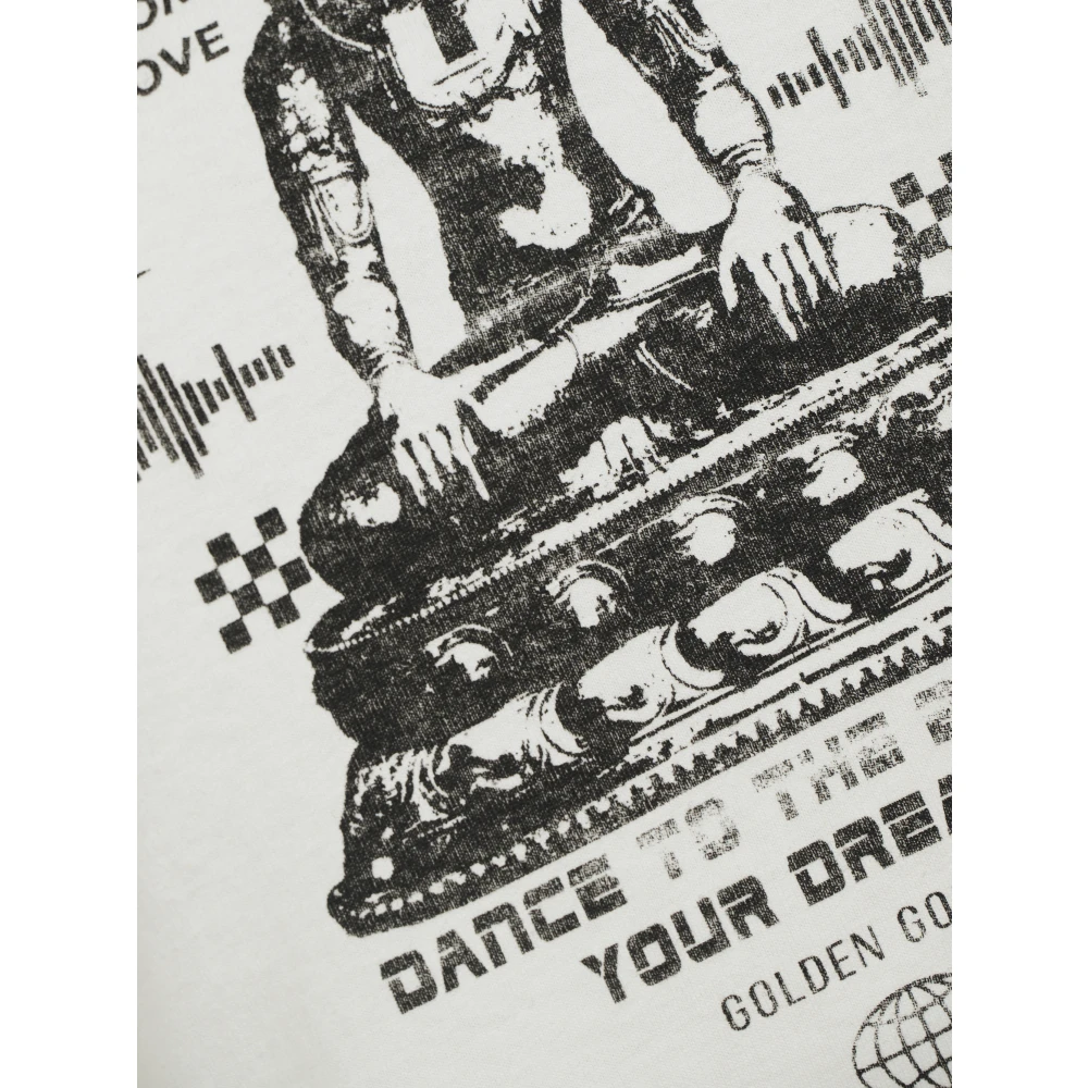 Golden Goose Journey Raglan T-shirt met Print Multicolor Dames