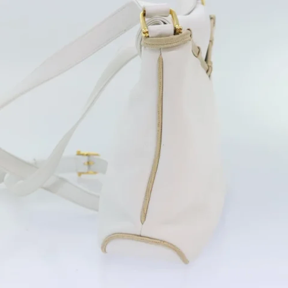 Celine Vintage Pre-owned Leather celine-bags White Dames