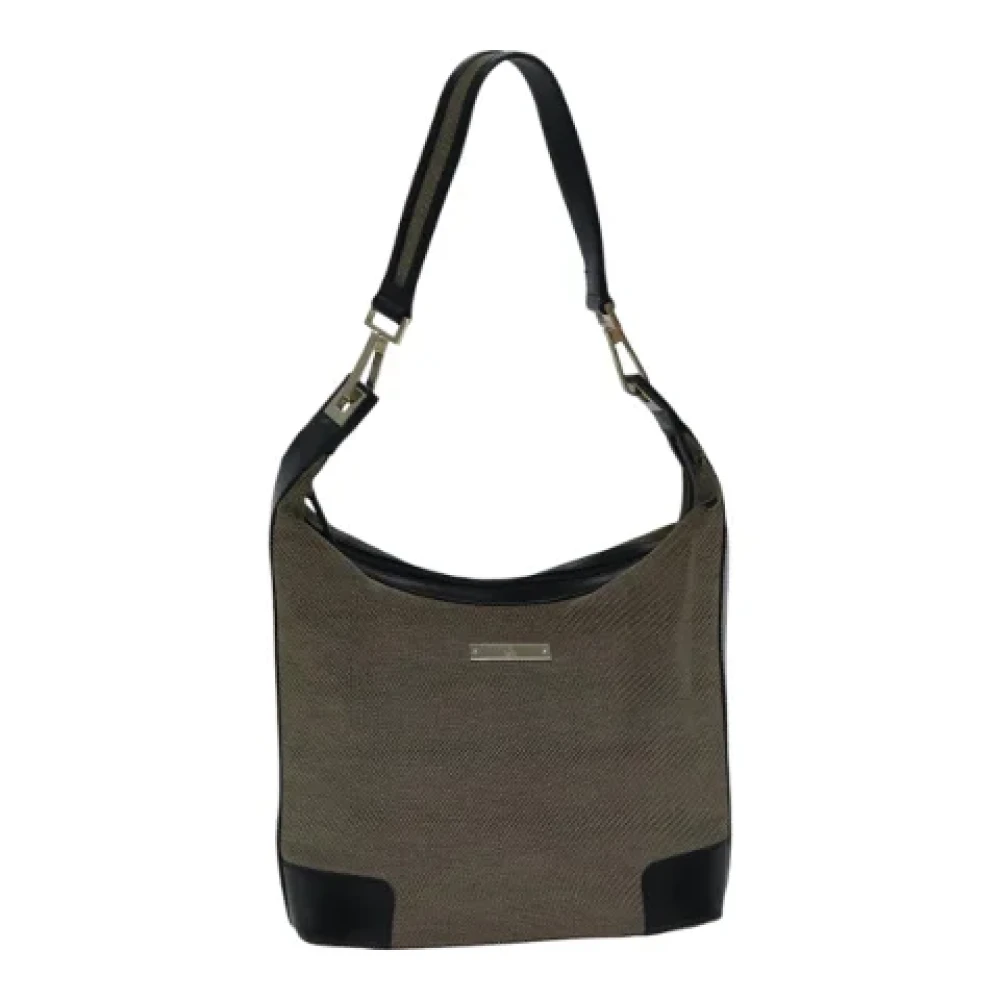 Gucci Vintage Pre-owned Canvas gucci-bags Beige Dames