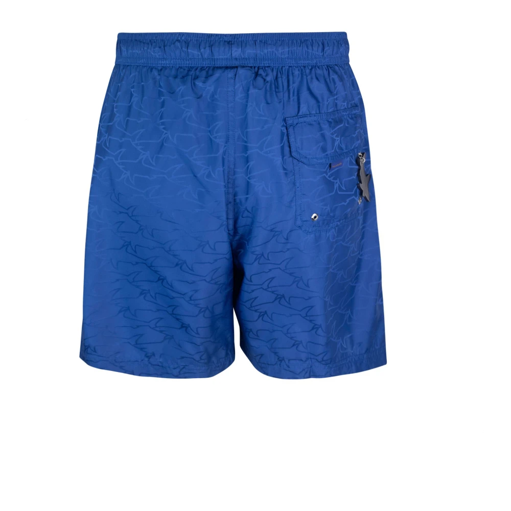 PAUL & SHARK Blauwe Zee Kleding Elastische Taille Polyester Blue Heren