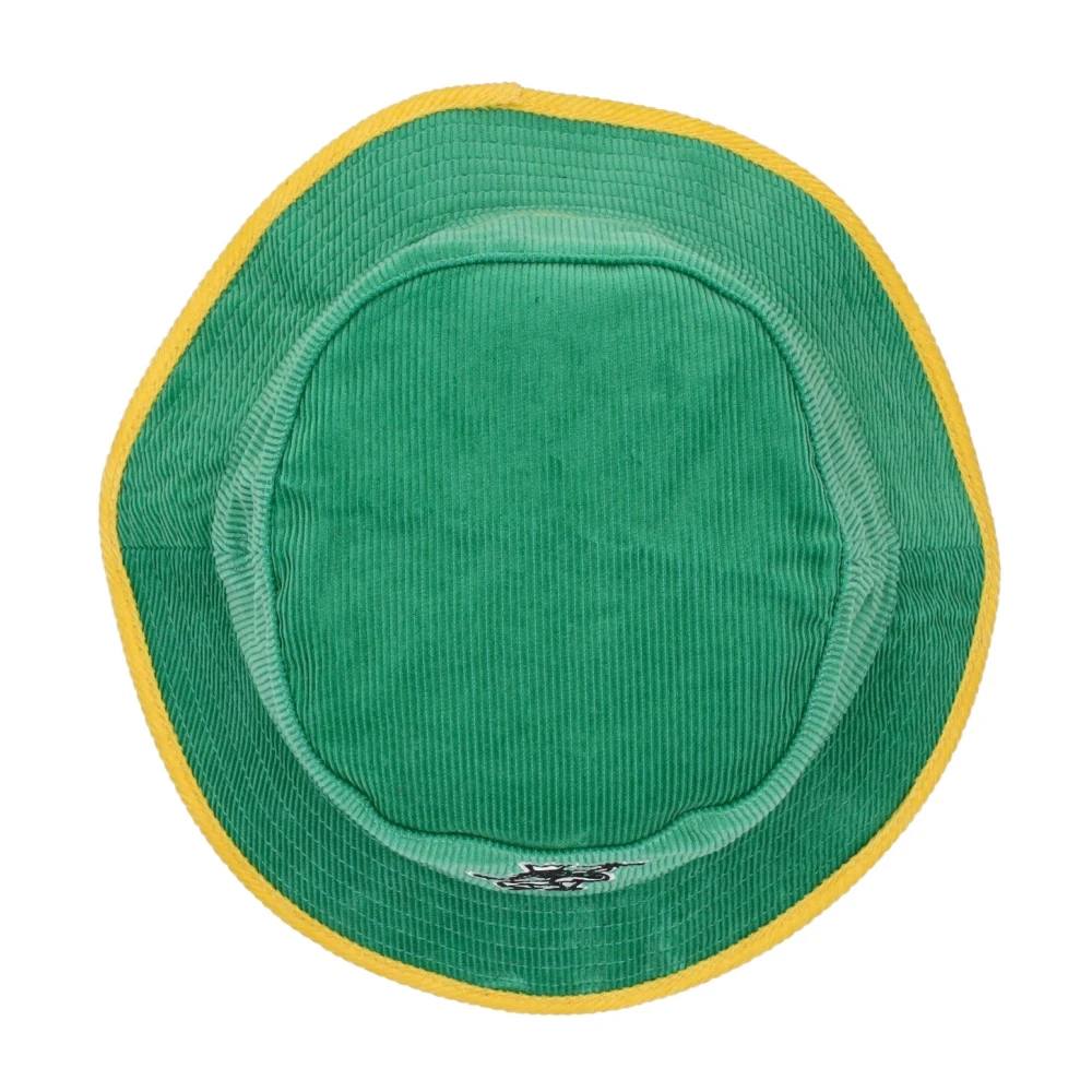 Mitchell & Ness Boston Celtics Velvet Bucket Hat Green Heren