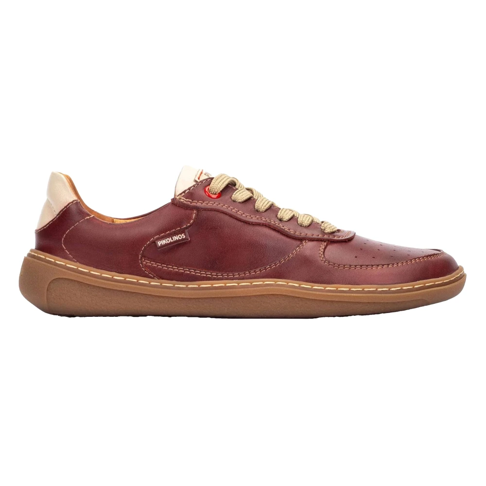Pikolinos Aranjuez Barefoot Vetersneaker Dames Schoenen Rood