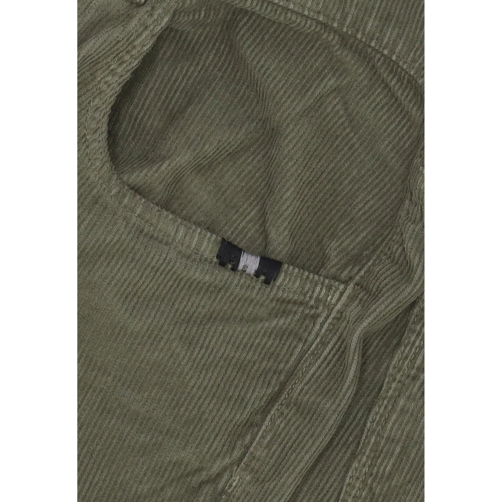 Amish Fluwelen Broek Olive Branch Green Heren
