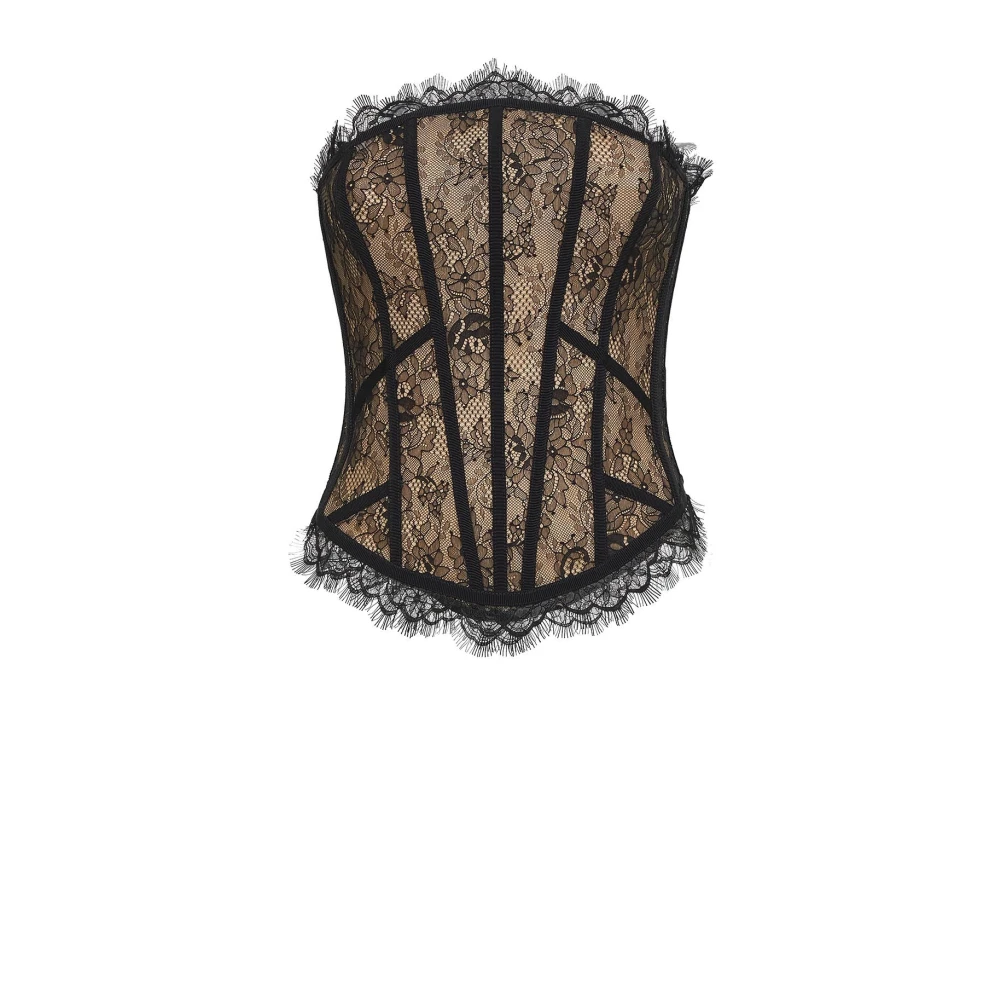 Giuseppe Di Morabito Black Top - Female - Shapewear - Xl - Underwear