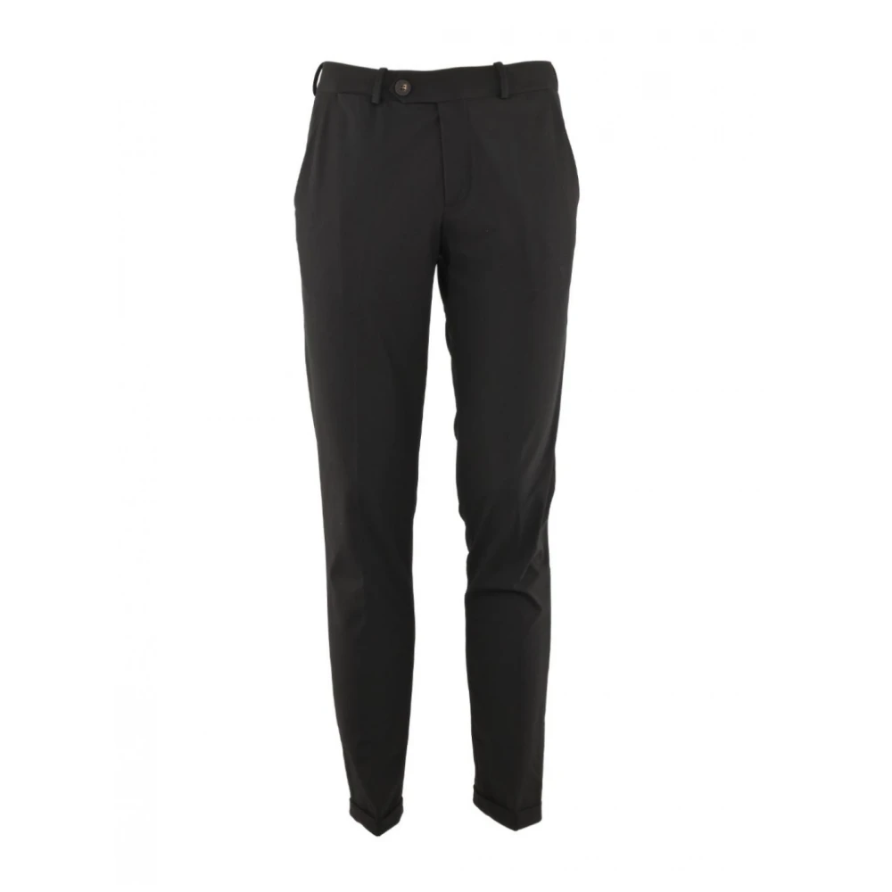 RRD Slim Fit Technische Stoffen Chino`s Black Heren