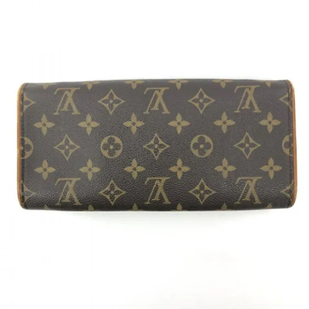 Louis Vuitton Vintage Pre-owned Canvas clutches Brown Dames
