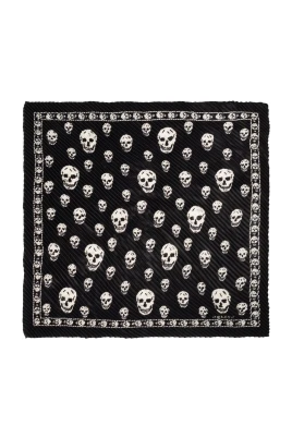 Pleated Skull Scarf