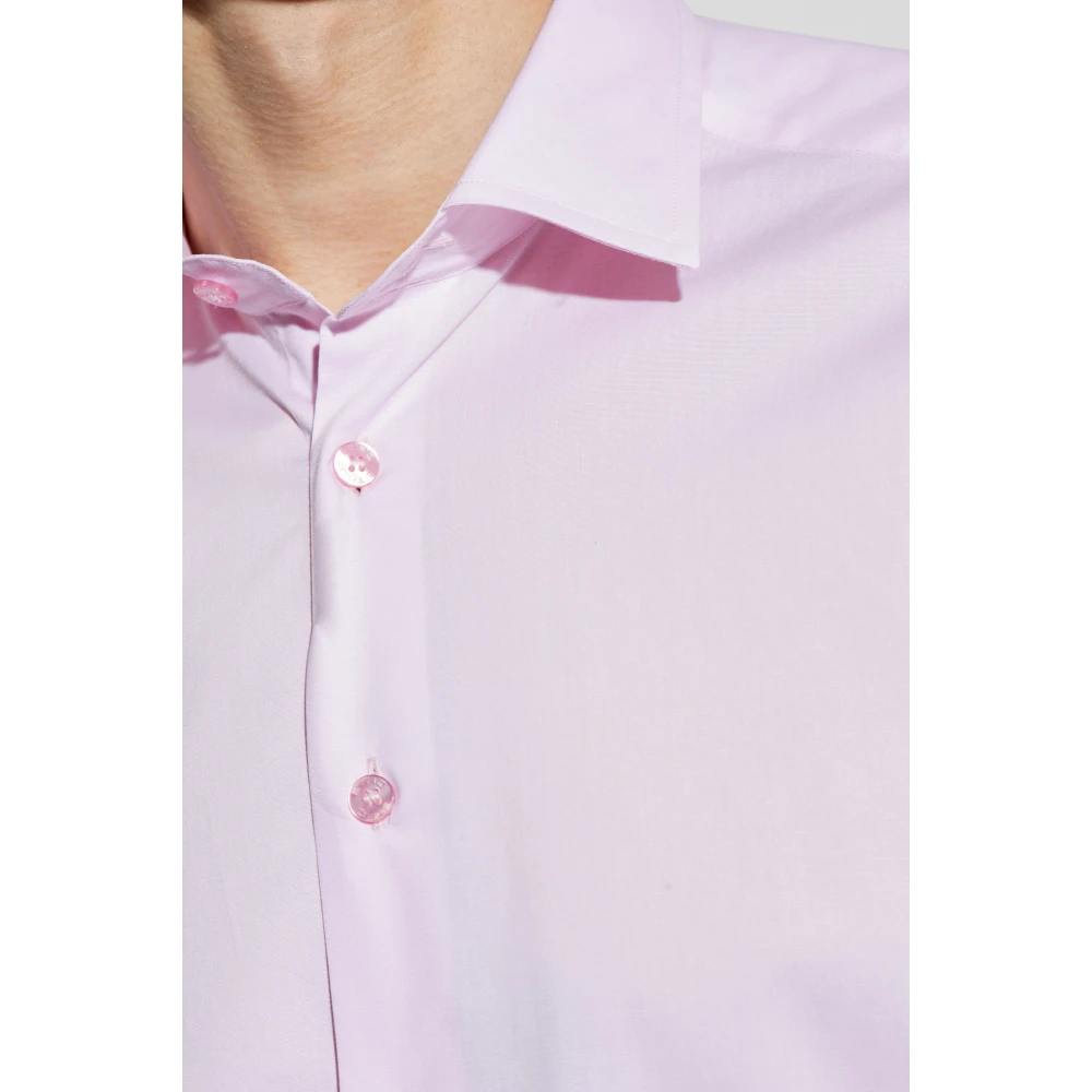 ETRO Katoenen overhemd Pink Heren