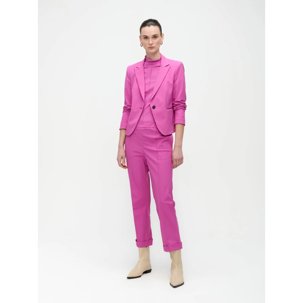 Jane Lushka Elvira Blazer Technical Jersey Purple Dames