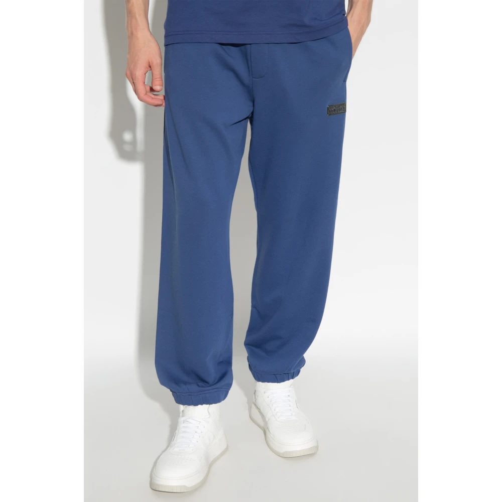 Versace Jeans Couture Sweatpants Blue Heren