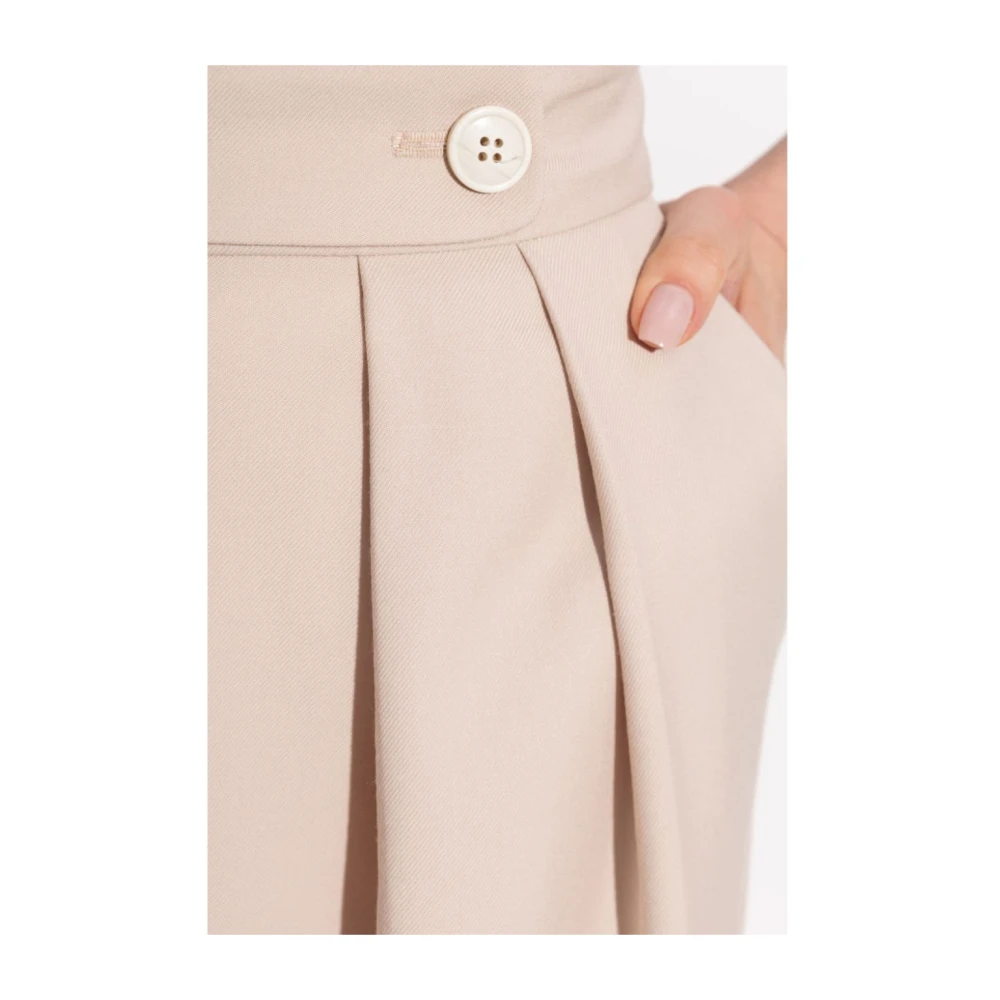 Dries Van Noten Wijde Broek W.w. Pants 005 Beige Dames