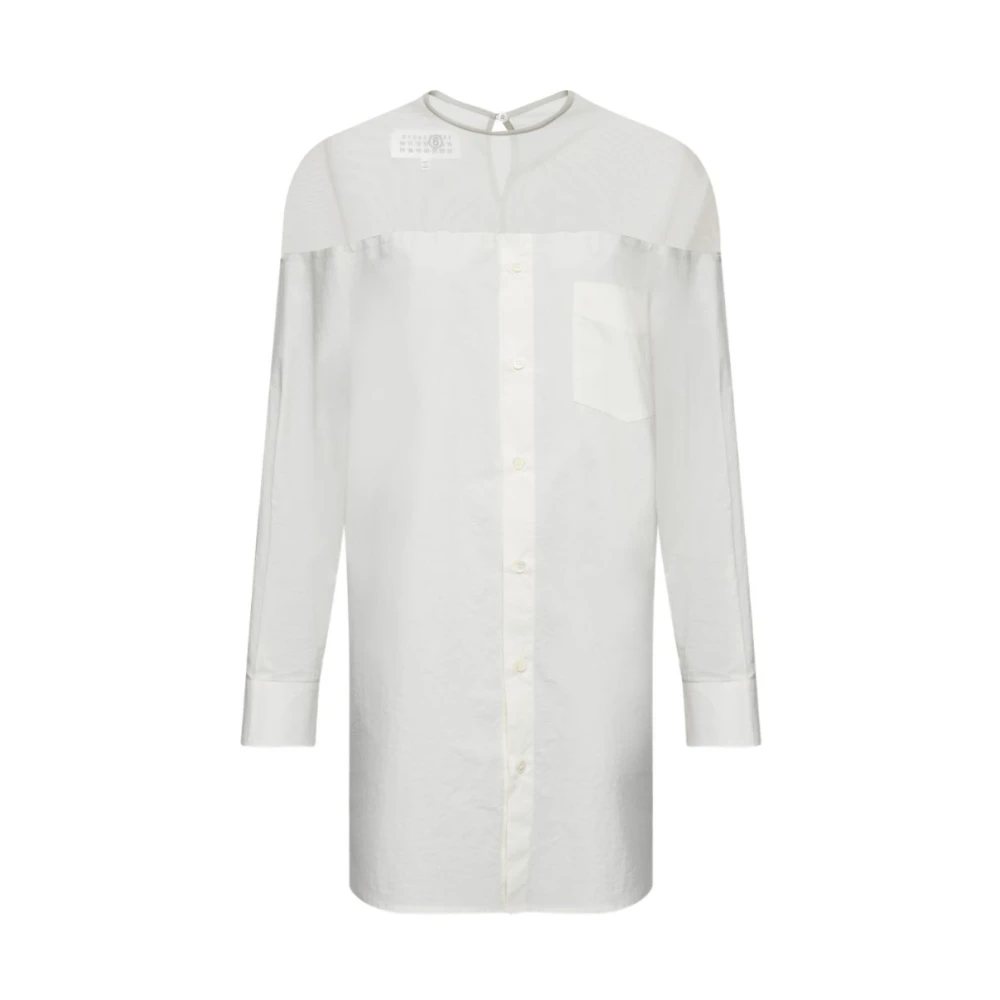 Mm6 Maison Margiela Women's White Tunics - Tunics - Xs - Blouses & Shirts