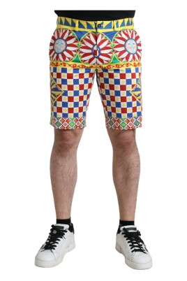colorful-carretto-print-bermuda-shorts