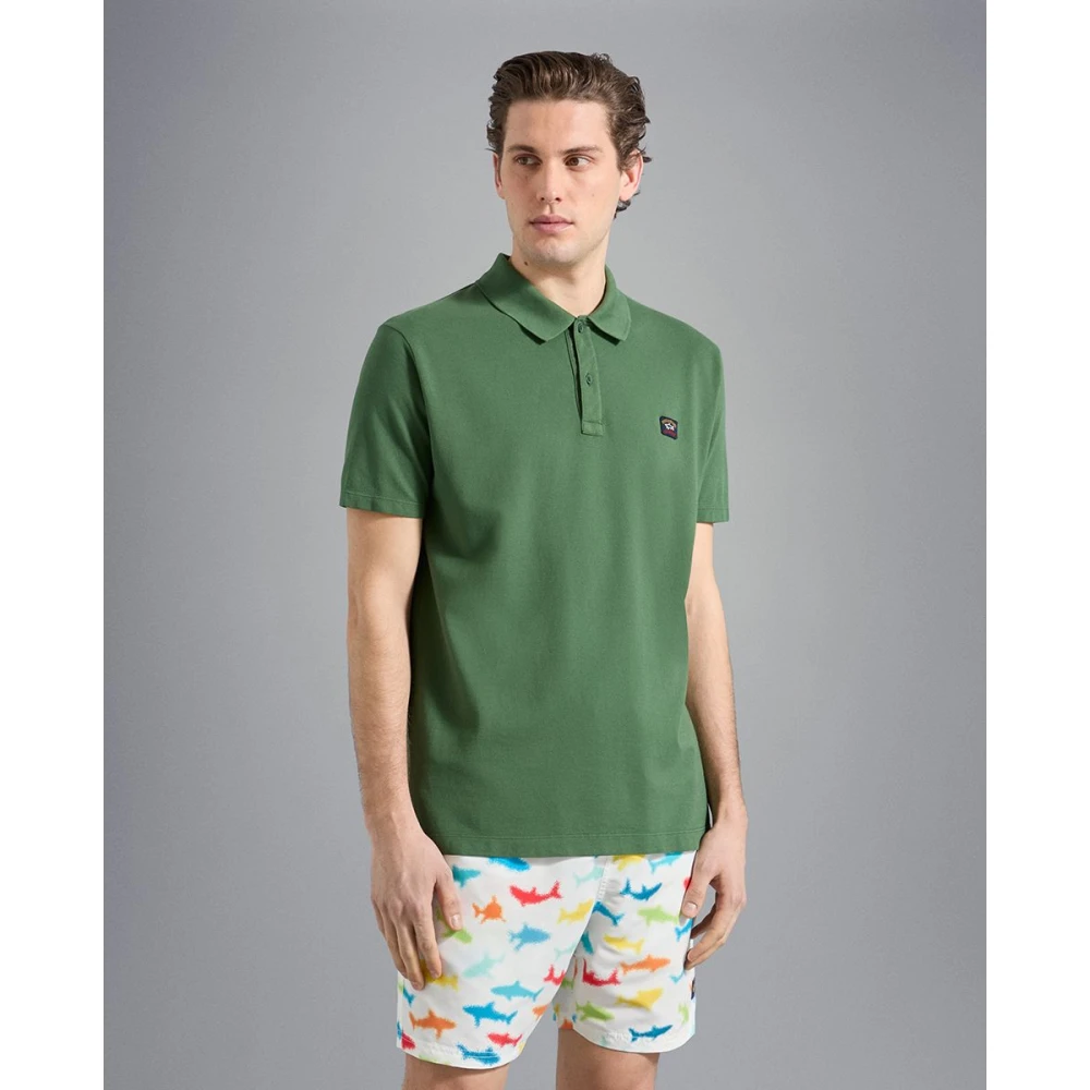 PAUL & SHARK Paul Shark-Polo Green Heren