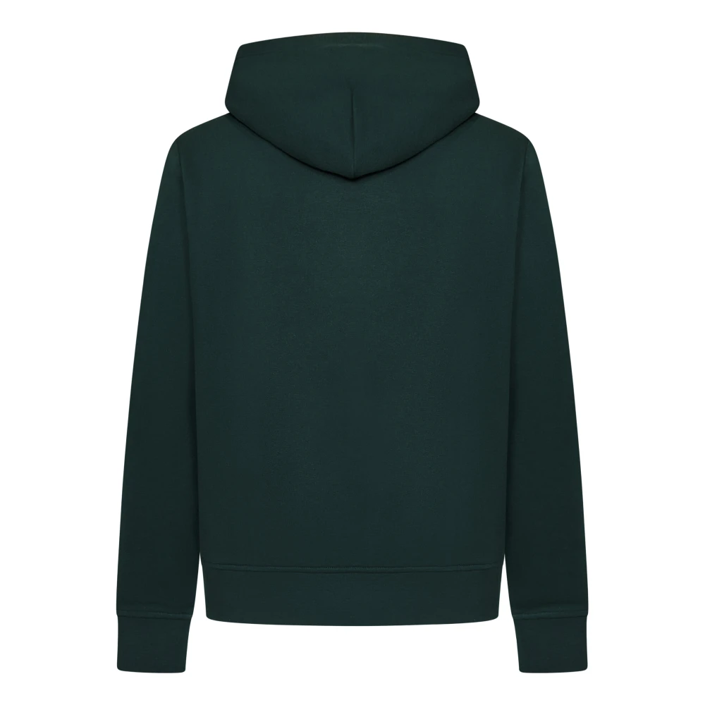 Polo Ralph Lauren Groene Sweater met Capuchon en Pony Borduursel Green Heren