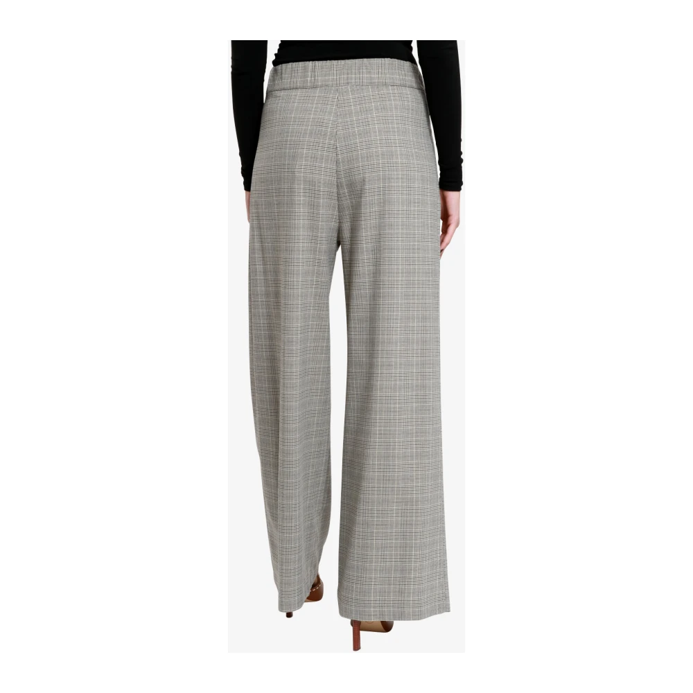 Semicouture Grijze Wollen Blend Prince of Wales Gray Dames