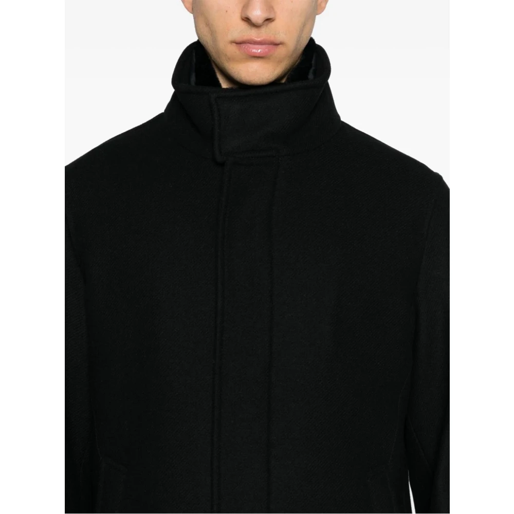 Herno Klassieke Zwarte Herenjas Aw24 Black Heren