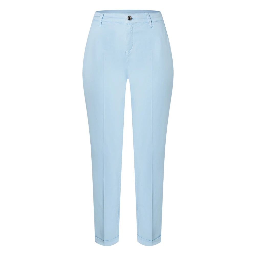 Mac Damen Blue,Green Authentic Stretch Gabardine Chino Hose,Authentische Stretch-Chinohose