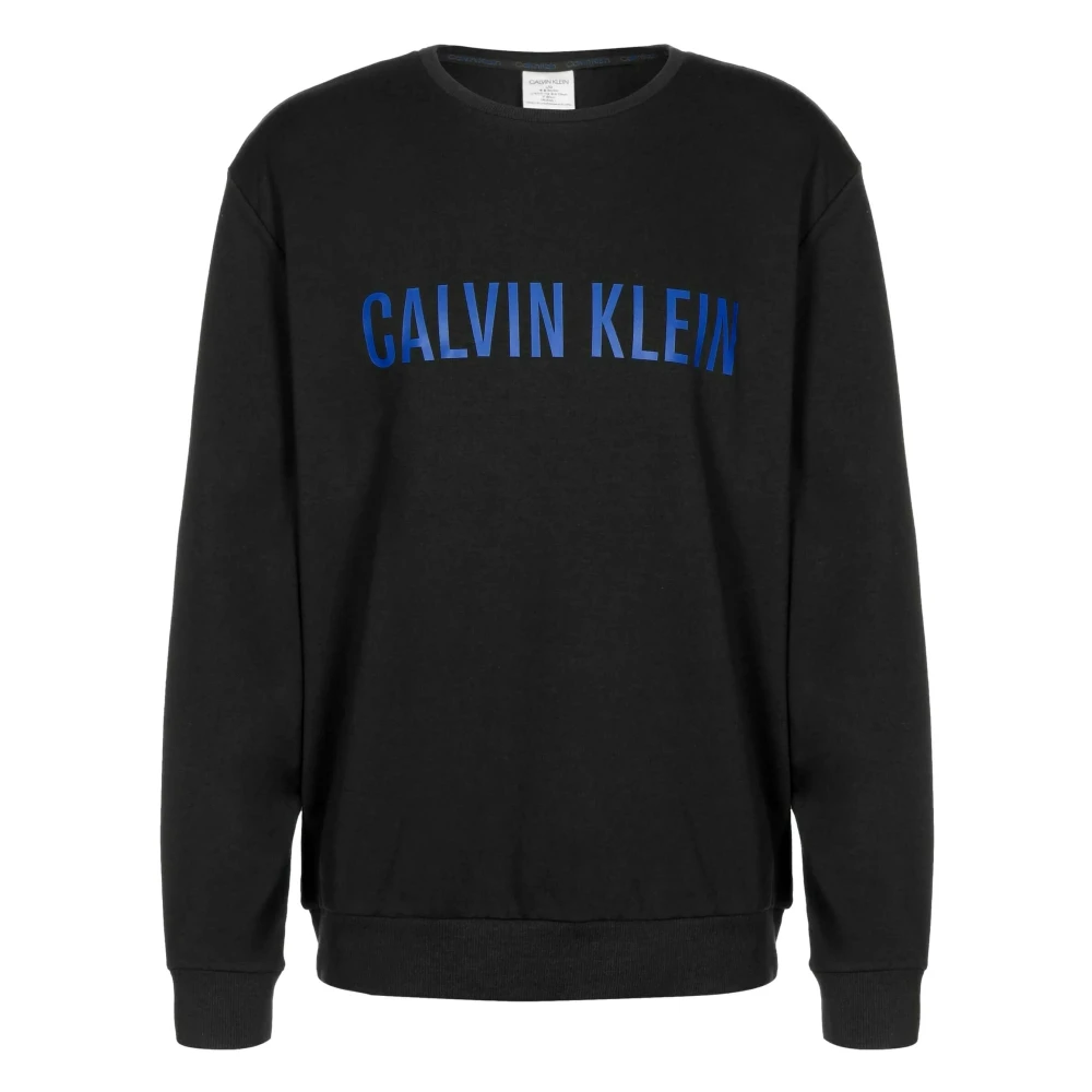 Calvin Klein L S Sweatshirt Hoodie Black Heren