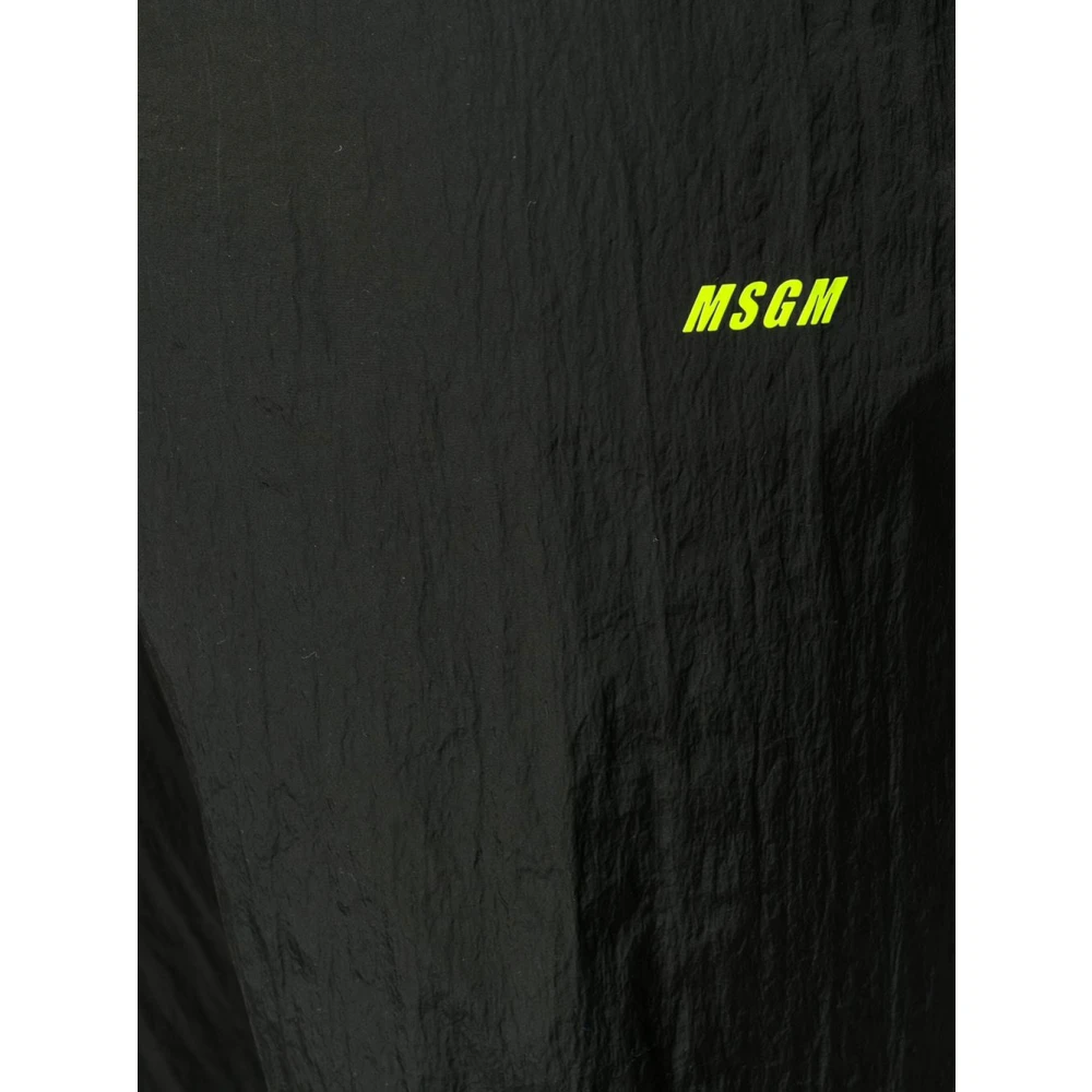 Msgm Nylonbroek voor heren Black Heren