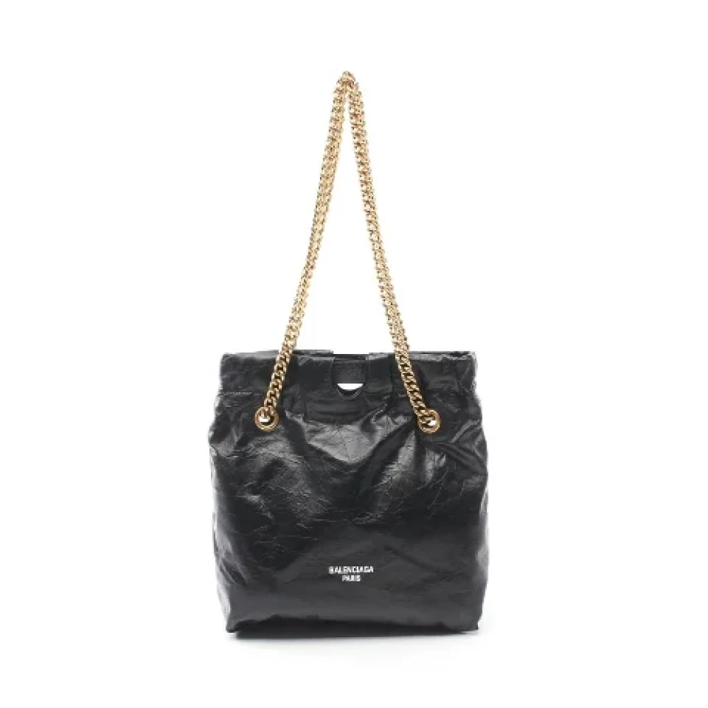 Balenciaga Vintage Pre-owned Leather balenciaga-bags Black Dames
