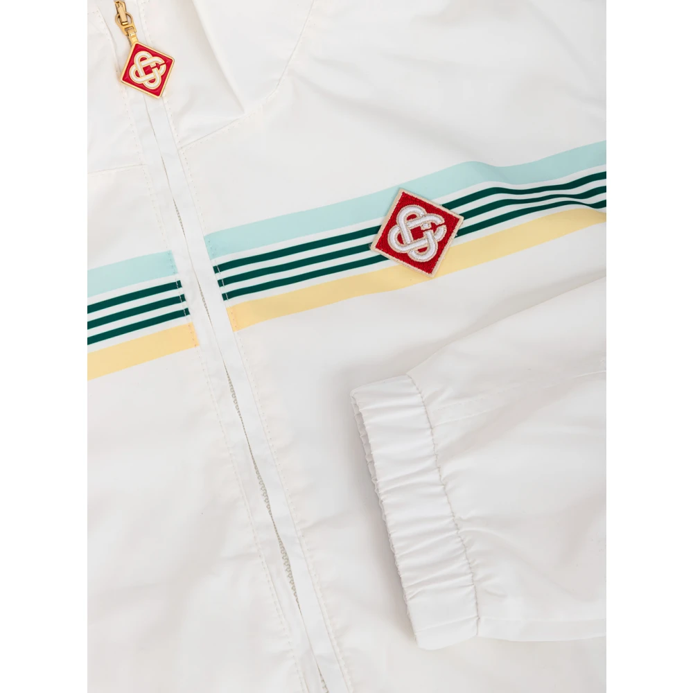 Casablanca Witte jas met logopatch White Dames