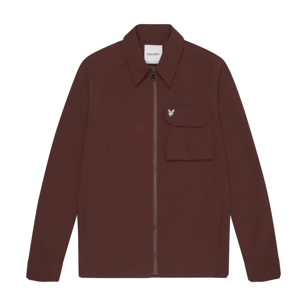 Lyle & Scott Zak Softshell Overshirt Red Heren