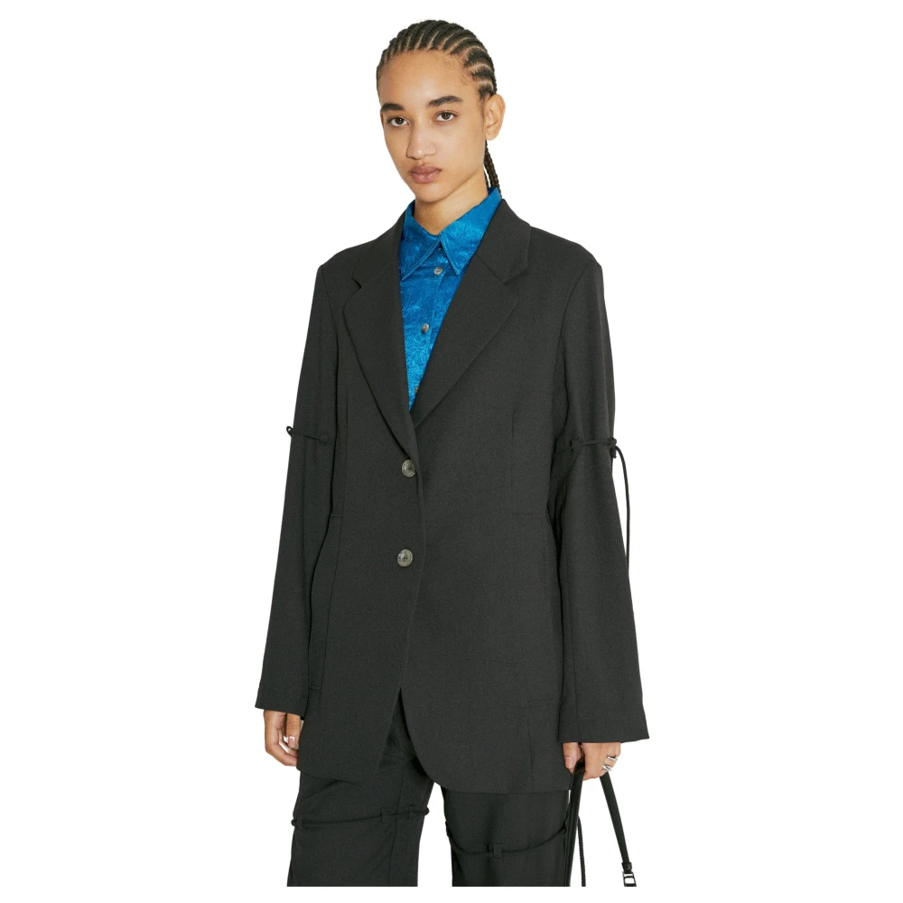 Song for the Mute Op maat gemaakte pak blazer Black Dames