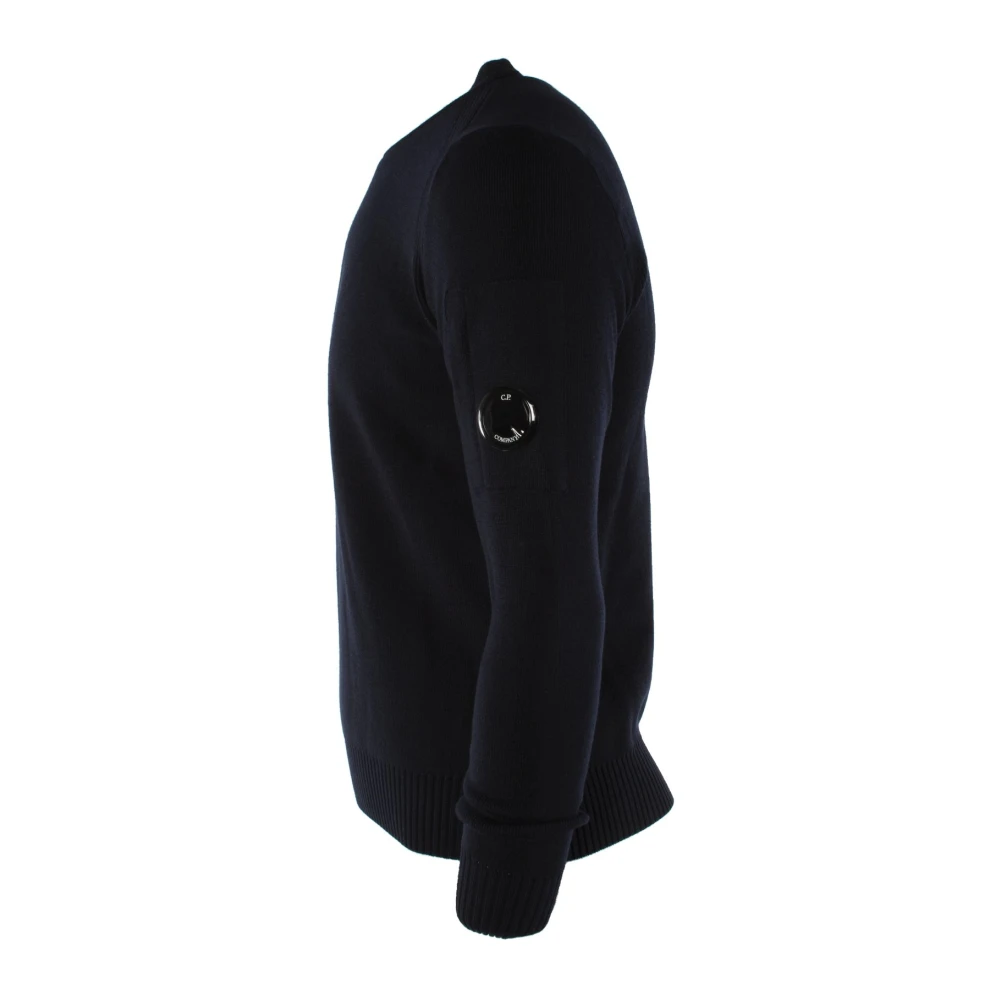 C.P. Company Blauwe Wol-Polyester Trui voor Heren Blue Heren
