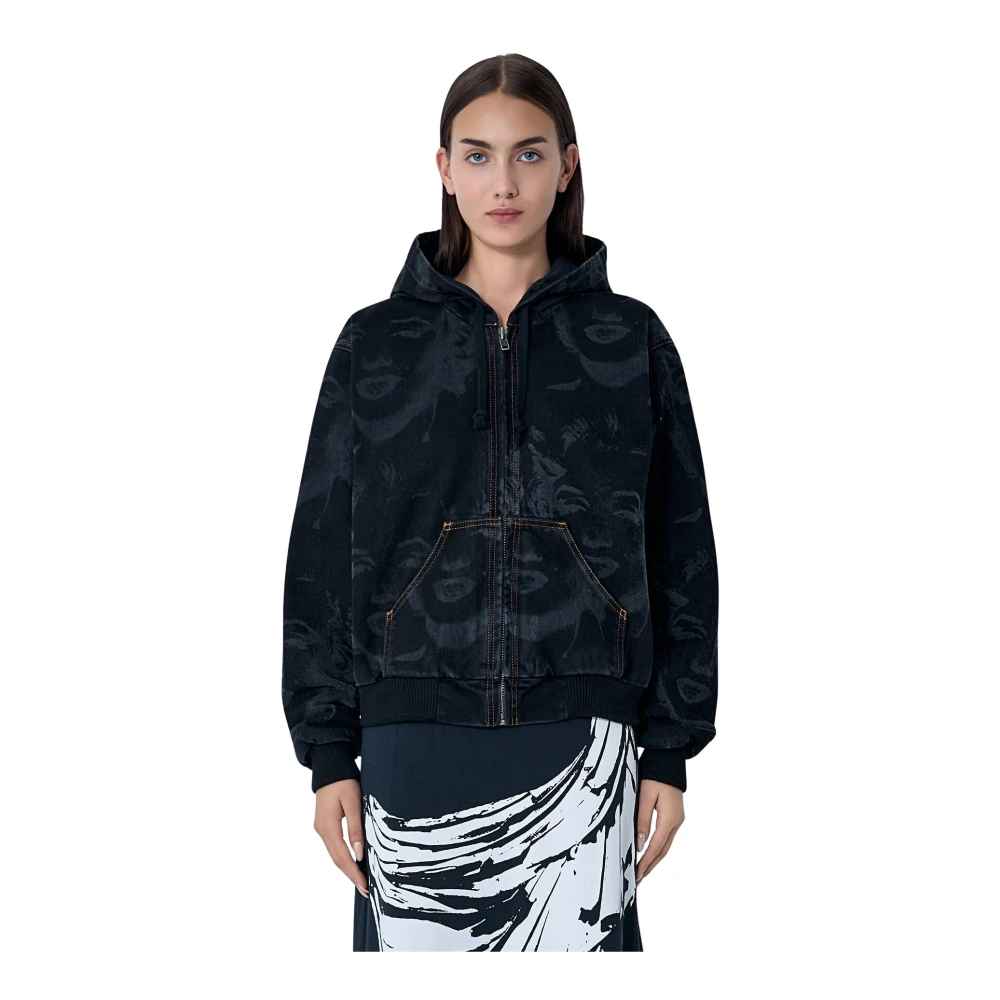 Vaquera Donna Nero Felpe, L, New,