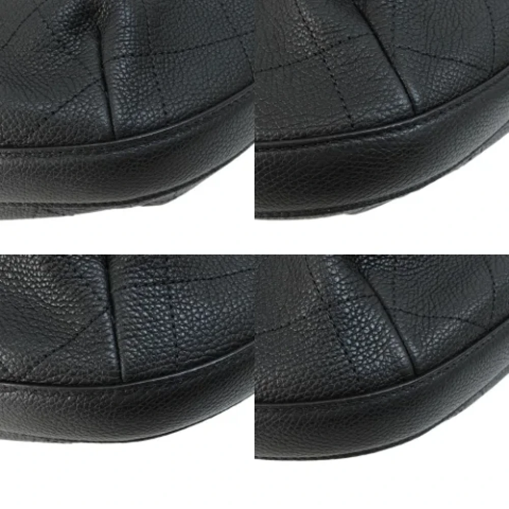 Chanel Vintage Pre-owned Leather totes Black Dames