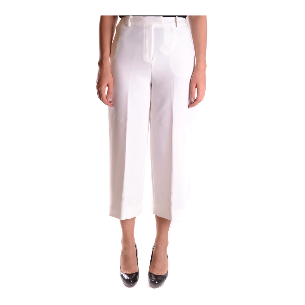 Michael Kors Women's White Cropped Trousers, S, Cropped Trousers